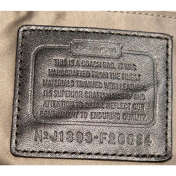 Coach Taylor Alexis Snakeskin Carryall Satchel Handbag Authenticated F26034] - Picture 10 of 14